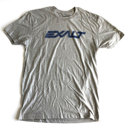 Exalt Paintball Blue Logo Light Grey T-Shirt - Medium - Exalt