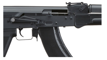 Lancer Tactical x Kalashnikov USA Licensed KR-103 Airsoft AEG Rifle with Folding Stock - Black