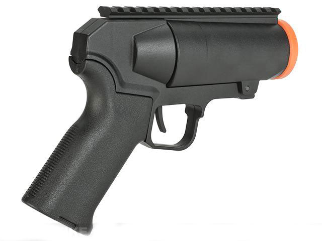 6mmProShop Airsoft Pocket Cannon Grenade Launcher Pistol (Package: Launcher + Matrix Mosquito &quot;No Reset&quot; Shell) - Evike