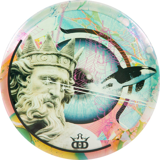 Dynamic Discs Lucid Ice Glimmer EMAC Truth Disc - DyeMax Dreamscape Stamp