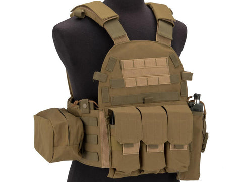 Avengers 6D9T4A Tactical Vest with Magazine and Radio Pouches