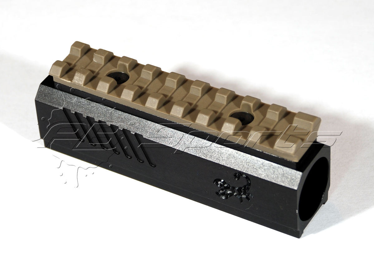 Lapco Front Block with Picatinny Rail for the Tippmann TiPX - FDE - Lapco