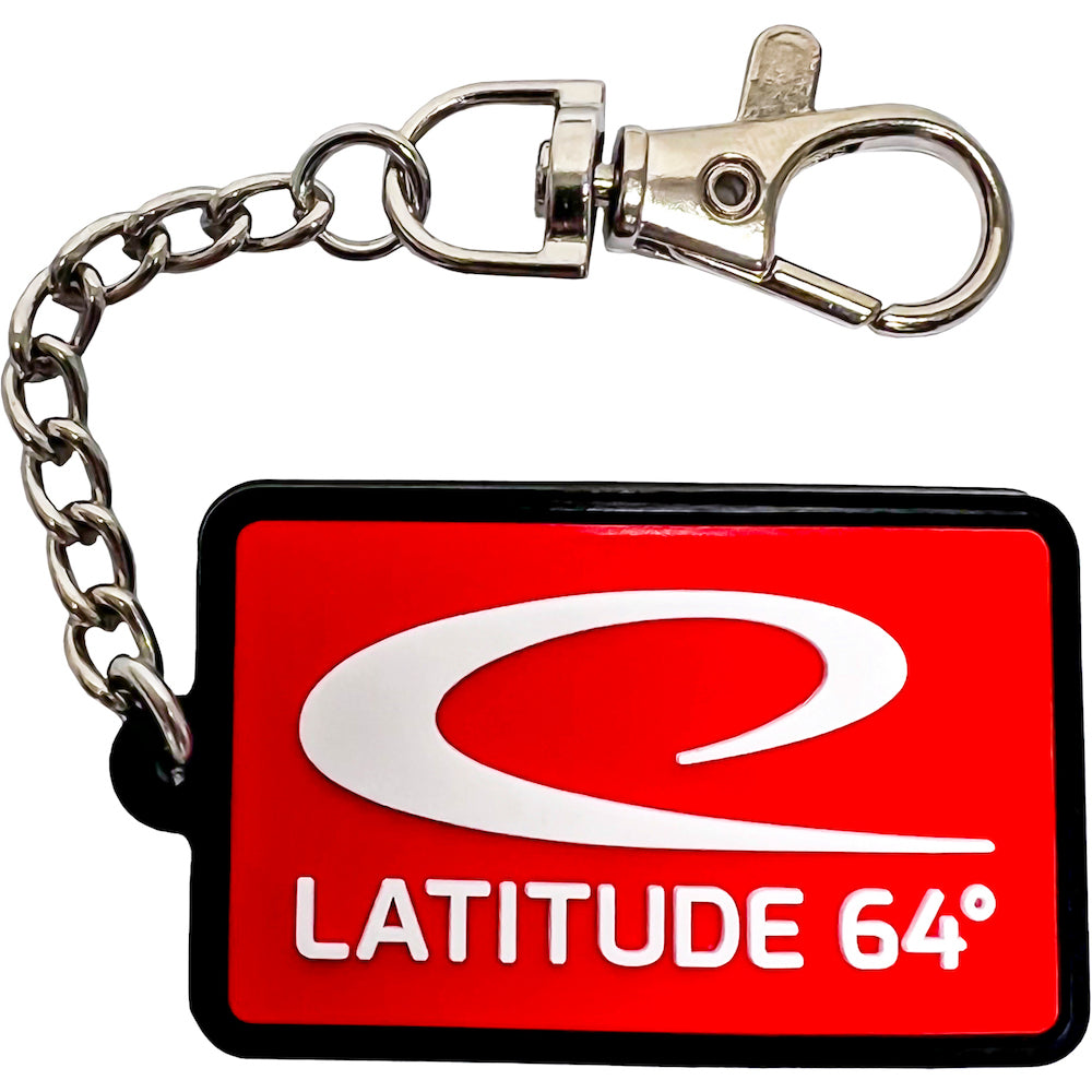 Latitude 64 Bar Rubber Keychain