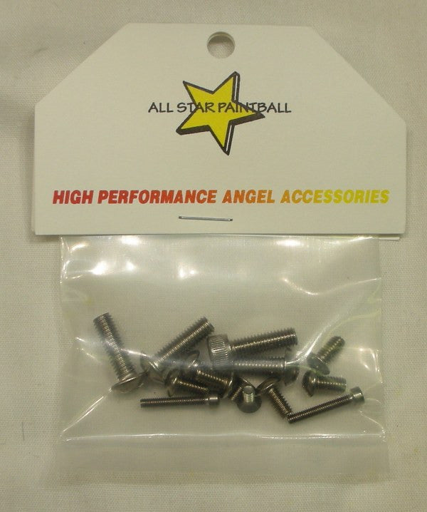 Angel LCD stainless steel screw kit - Angel Paintball Sports