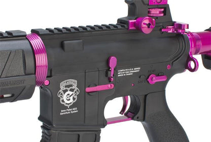 G&G GR4 G26 Airsoft Electric Blowback AEG Rifle - Black / Pink