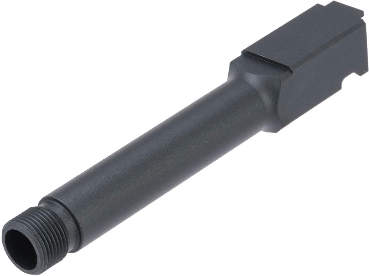 Pro-Arms CNC Aluminum Threaded Out Barrel for Elite Force Glock 19X GBB Pistols - Black
