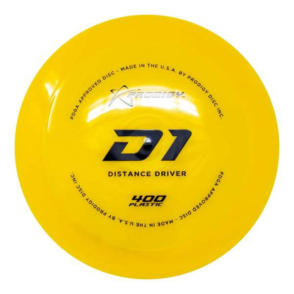 Prodigy D1 Distance Driver Disc - 400 Plastic