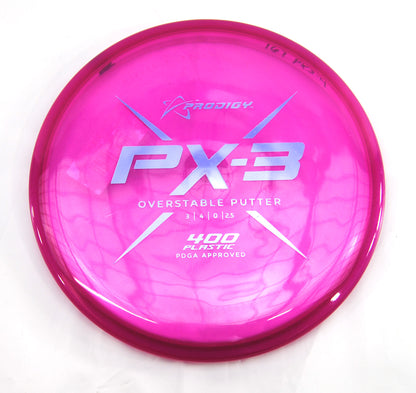 Prodigy PX-3 Putt & Approach Disc - 400 Plastic