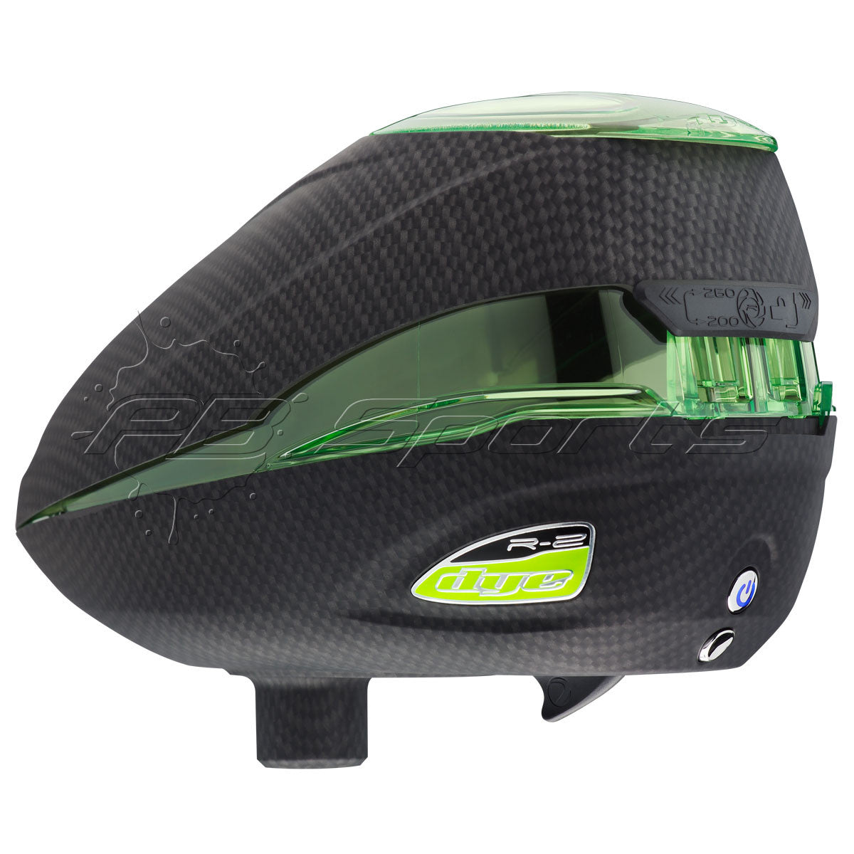 DYE Rotor R2 Paintball Loader - Carbon – PB Sports LLC