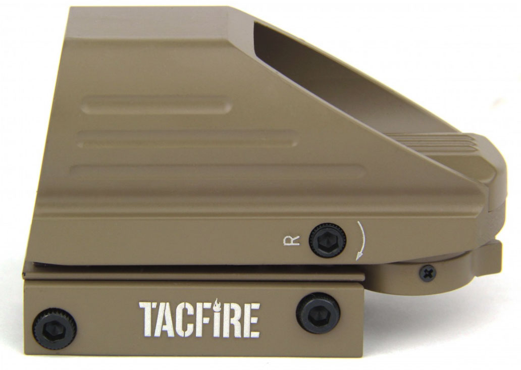 TACFIRE Tactical Illuminated Multi Reticle Reflex Sight - Tan - TACFIRE