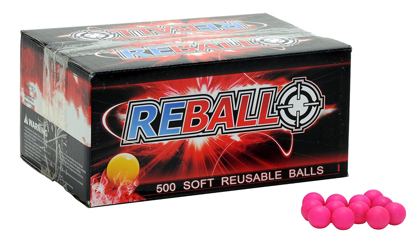 Reball practice paintballs - Case of 500 - Pink - Cutlass