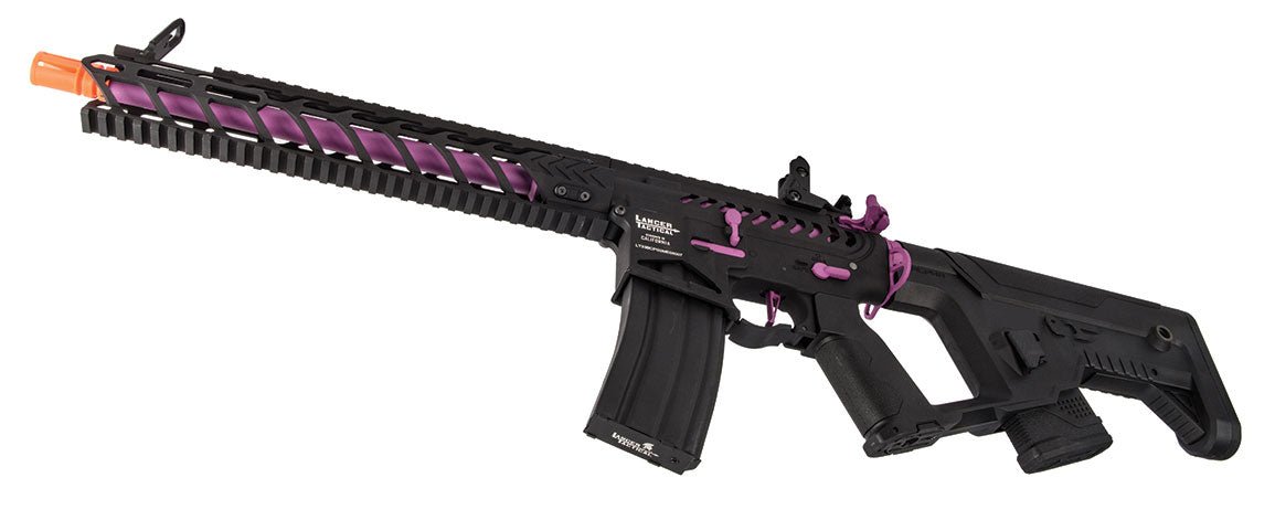 Lancer Tactical Enforcer Night Wing AEG [High FPS] w/ Alpha Stock - Black/Purple