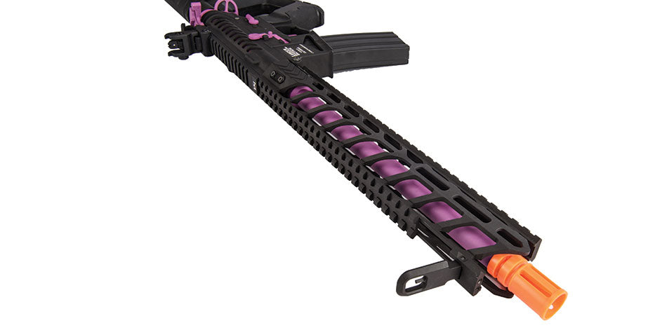 Lancer Tactical Enforcer Night Wing AEG [High FPS] w/ Alpha Stock - Black/Purple