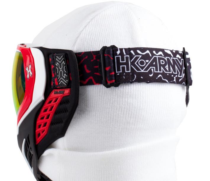 HK Army KLR Goggle - SCORCH (White/Red - Fusion Lens) - HK Army