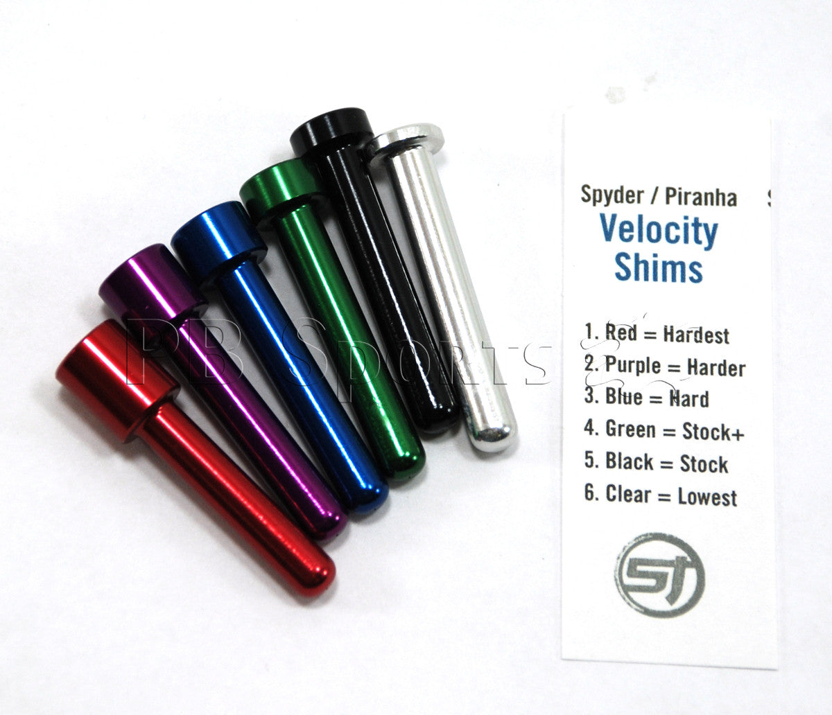 Shocktech Spyder/Piranha Velocity Shim Kit - Shocktech