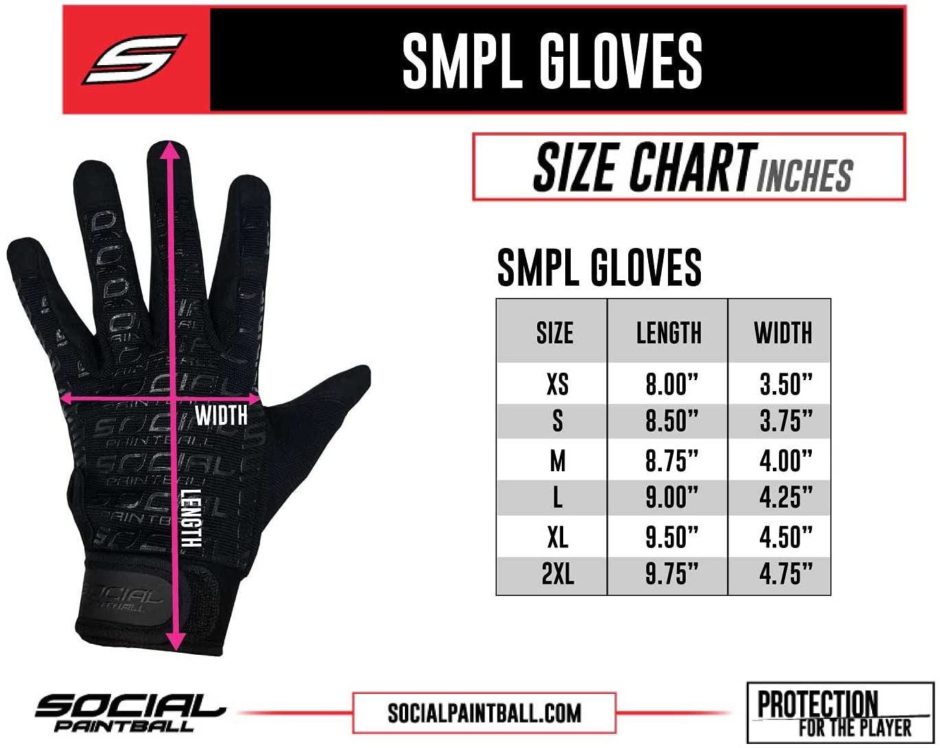 Social Paintball SMPL Gloves - Gray