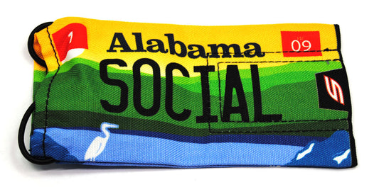 Social Paintball Barrel Cover - Alabama State License Plate - Social Paintball