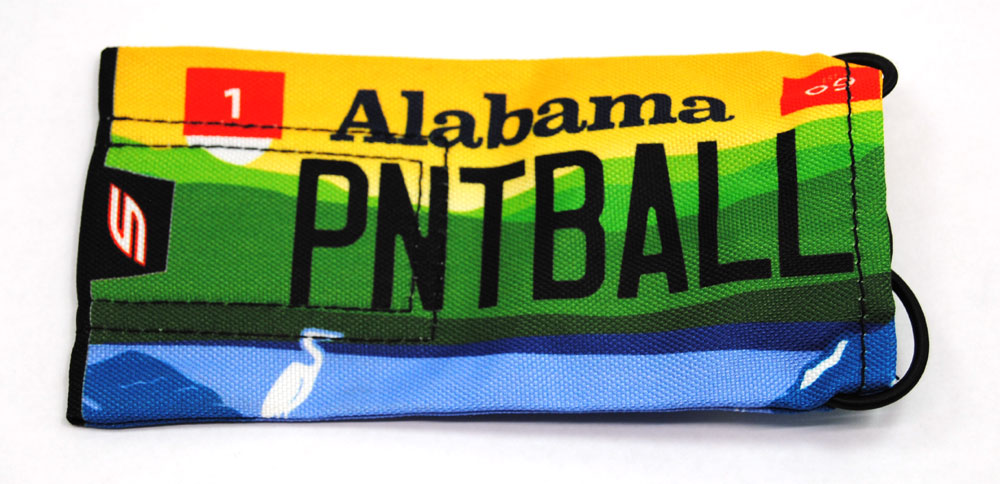 Social Paintball Barrel Cover - Alabama State License Plate - Social Paintball