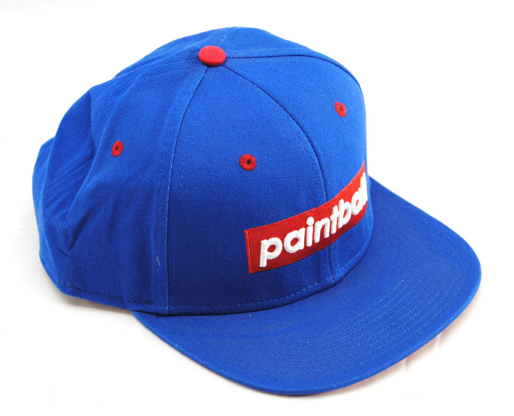 Social Paintball Snapback Hat - Blue - Social Paintball