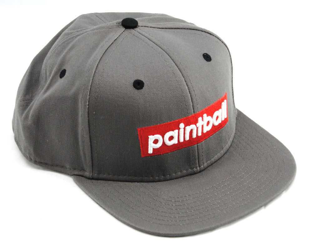 Social Paintball Snapback Hat - Grey - Social Paintball