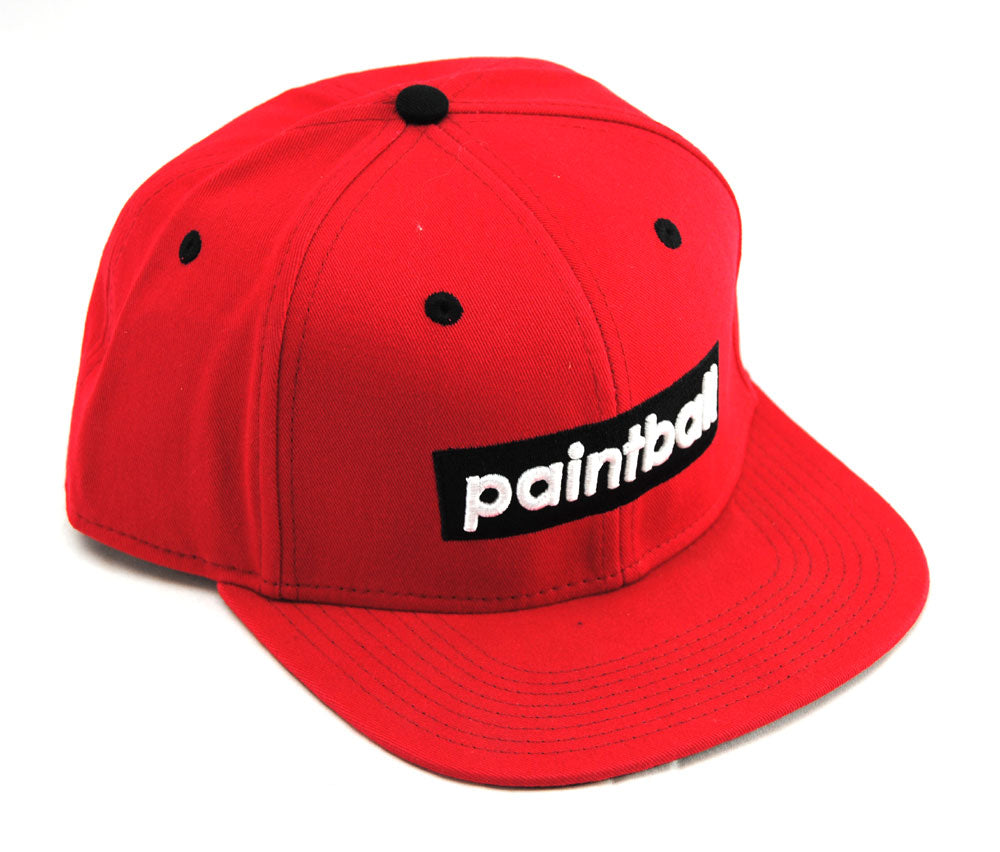 Social Paintball Snapback Hat - Red - Social Paintball
