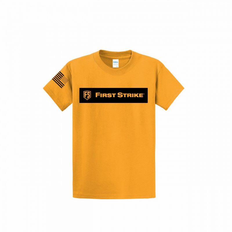 First Strike T-Shirt - Gold