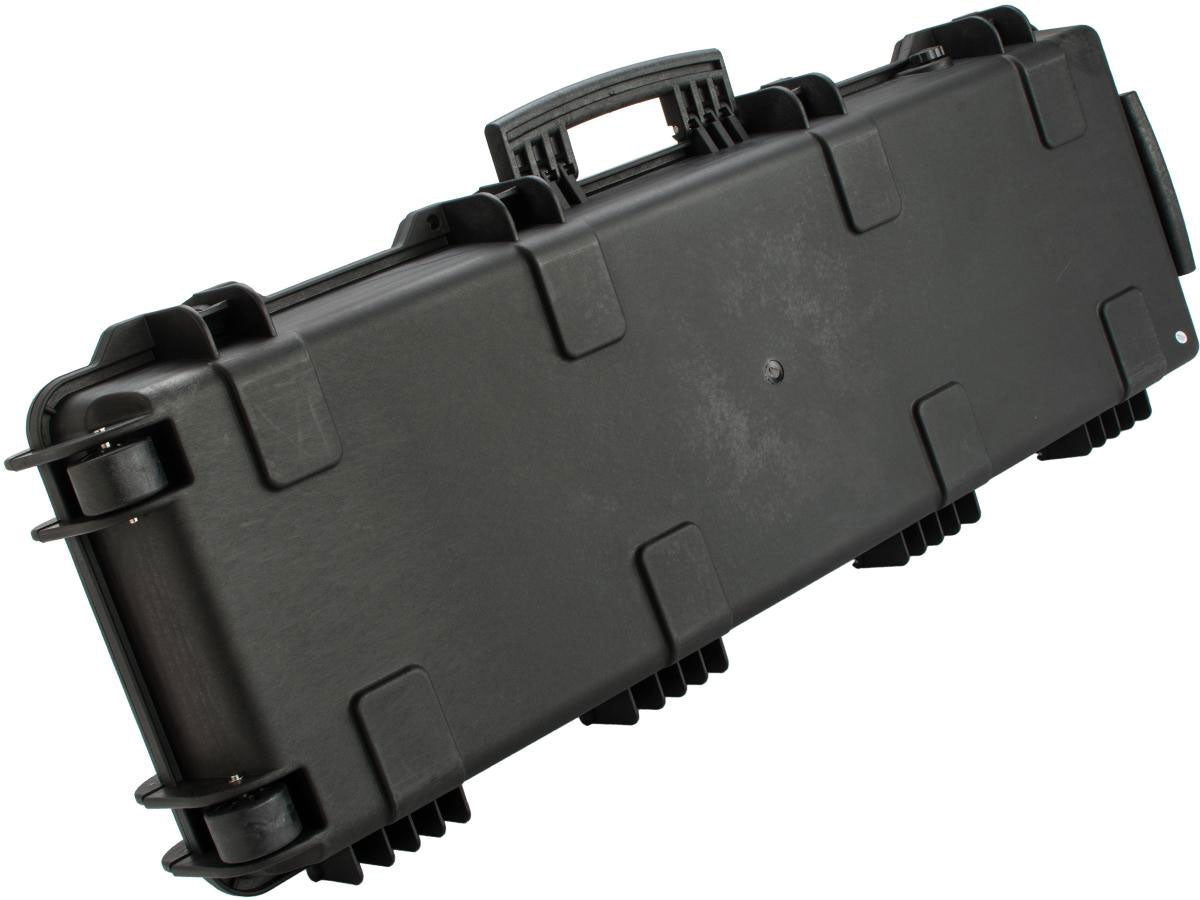 EMG Transporter Lockable 42&quot; Hard Case w/ Low Profile Wheels &amp; PnP Foam - Matte Black - Evike