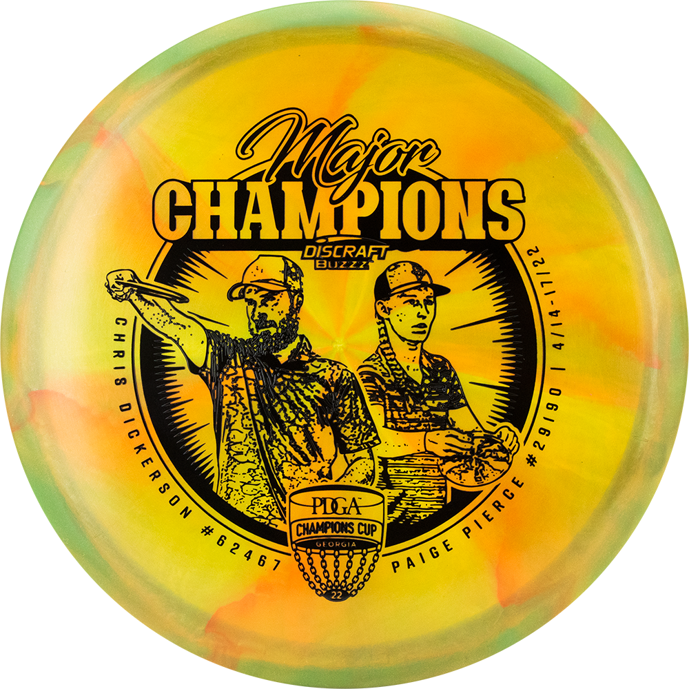 Discraft Limited Edition Special Blend Z Swirl Buzzz Golf Disc - 2022 Champions Cup