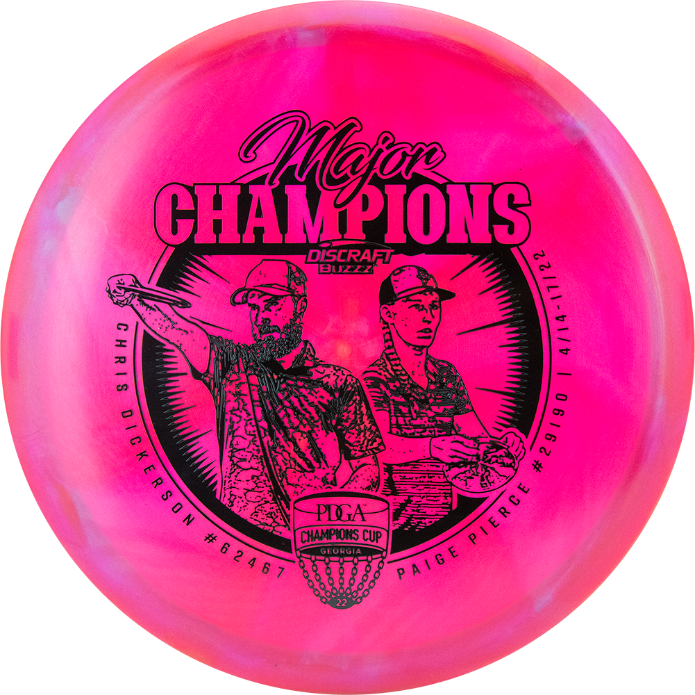Discraft Limited Edition Special Blend Z Swirl Buzzz Golf Disc - 2022 Champions Cup