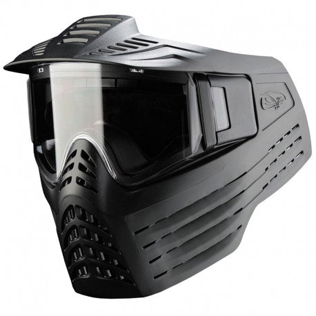 VForce Sentry Paintball Mask - Single Pane Clear Lens - Black - V-Force