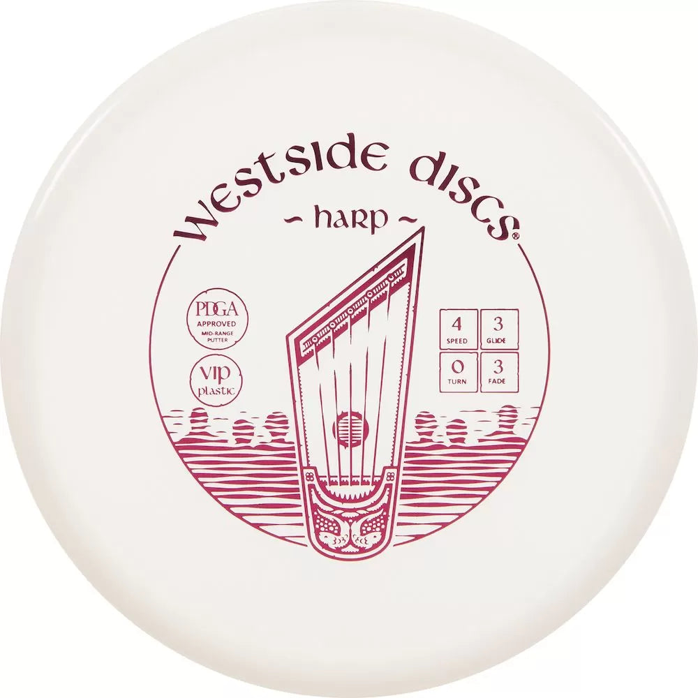 Westside Discs White VIP Harp Disc