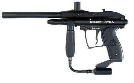 Kingman Spyder Xtra Semi-Auto paintball gun - Black - Spyder