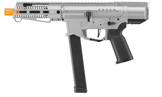 Zion Arms R&D Precision Licensed PW9 Mod 0 Airsoft Rifle  - Gray - with Battery and Charger